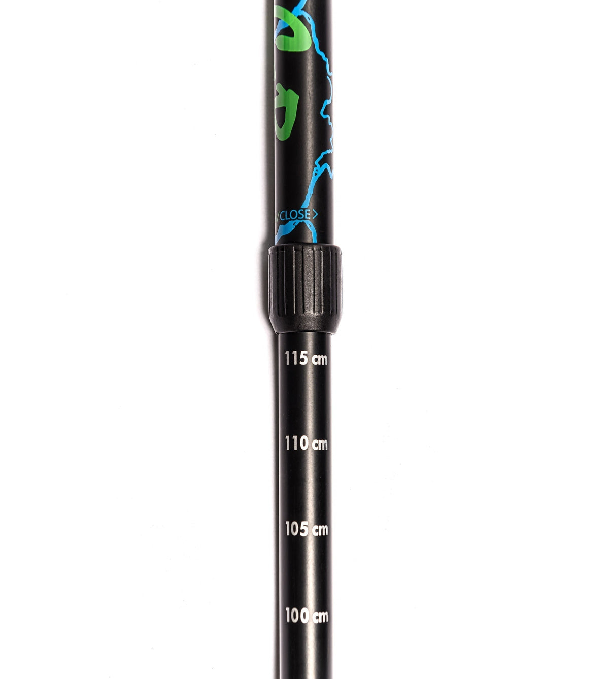 River Country Gear Aluminum Trekking Poles – 10 oz/pole, 66–135cm Adjustable, Interchangeable Tips