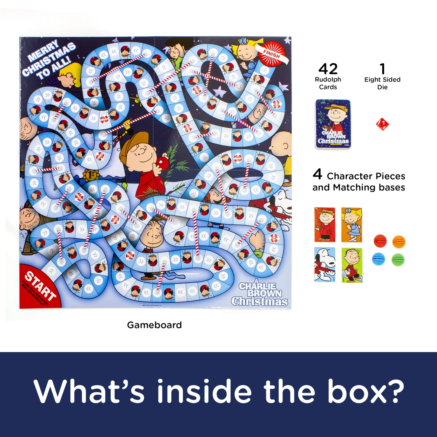 A Charlie Brown Christmas Journey Board Game | Peanuts Holiday Game - Niksstuff