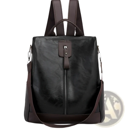 Anti-Theft Leather Backpack | Urban Travel Bag | 4 Colors | Expandable Storage | 30×29×12cm | ARBA Global - Niksstuff