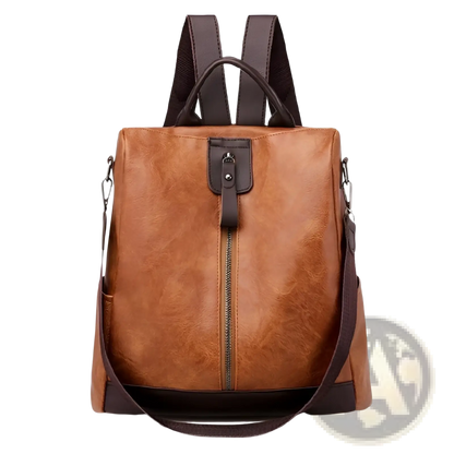 Anti-Theft Leather Backpack | Urban Travel Bag | 4 Colors | Expandable Storage | 30×29×12cm | ARBA Global - Niksstuff