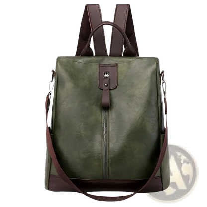 Anti-Theft Leather Backpack | Urban Travel Bag | 4 Colors | Expandable Storage | 30×29×12cm | ARBA Global - Niksstuff