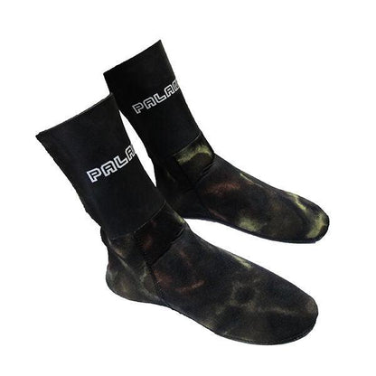 Palantic 3mm Camo Neoprene Fin Socks by Scuba Choice - Niksstuff