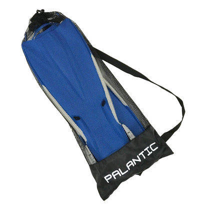 Palantic Open Heel Rubber Dive Fins with Mesh Bag in Blue by Scuba Choice - Niksstuff
