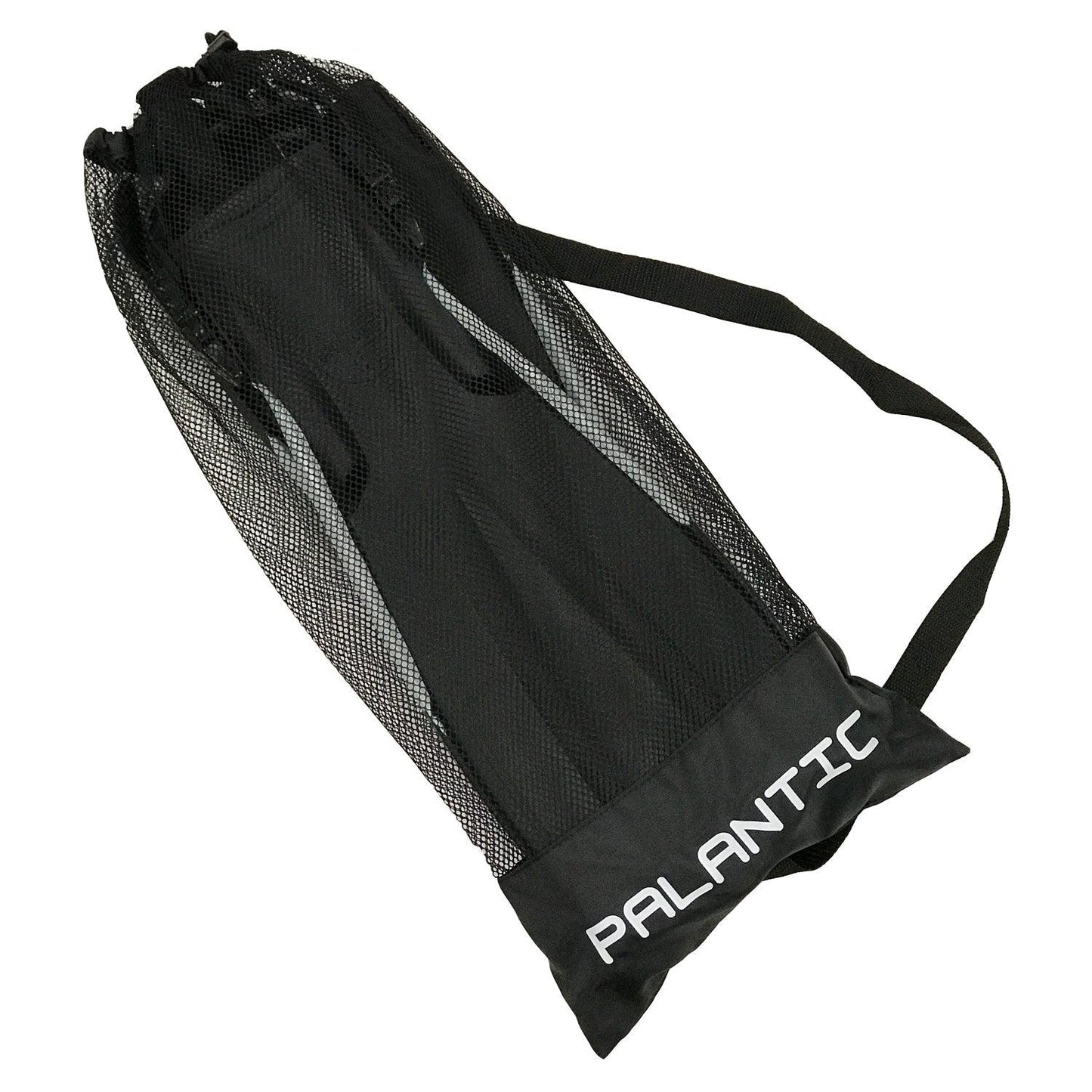 Palantic Open Heel Rubber Dive Fins with Mesh Bag in Black by Scuba Choice - Niksstuff