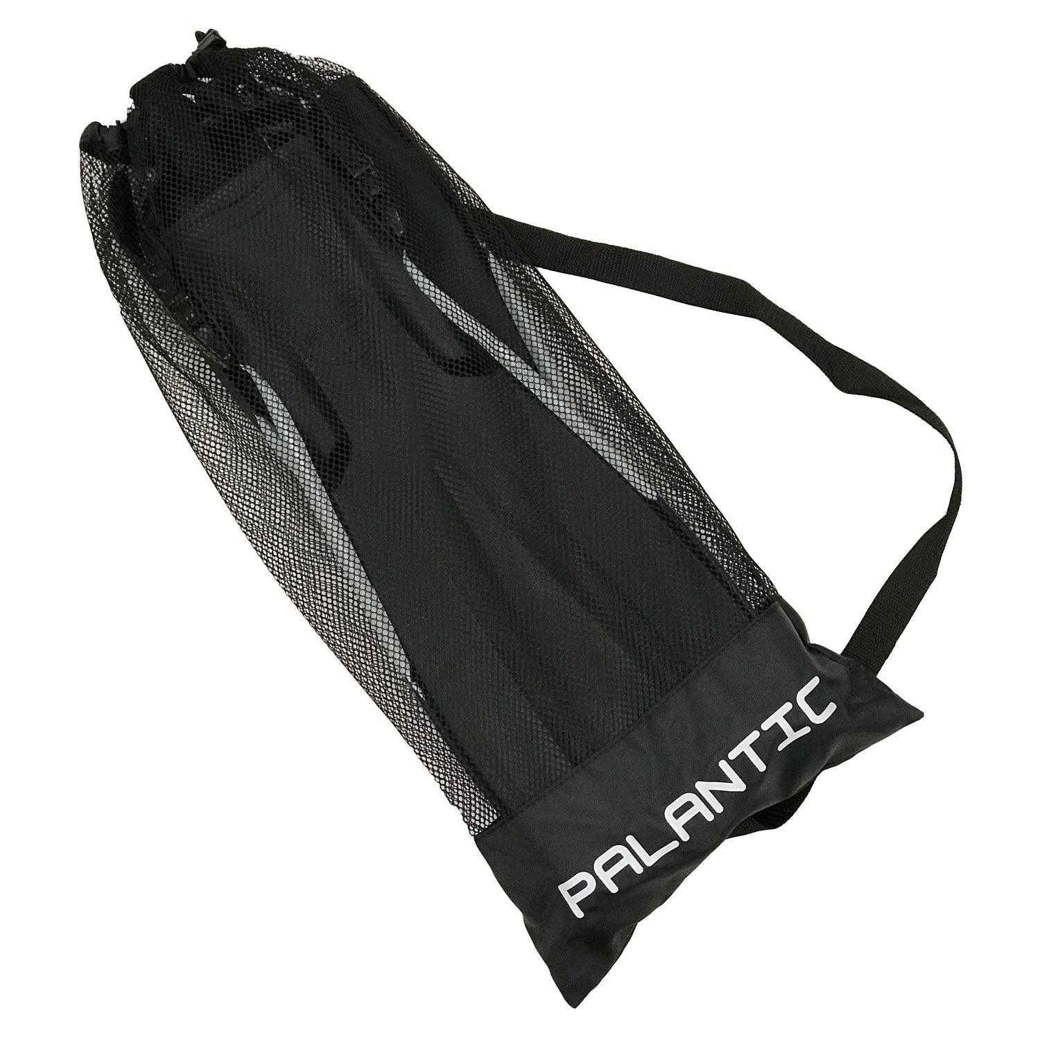 Palantic Open Heel Rubber Dive Fins with Mesh Bag in Black by Scuba Choice - Niksstuff