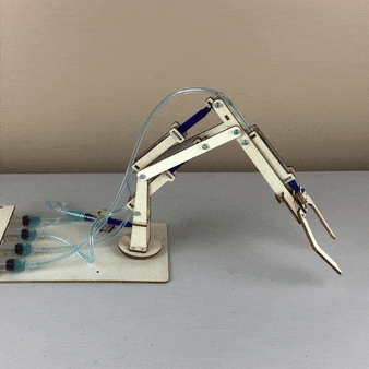 Hydraulic Robotic Arm DIY Kit | Educational STEM Toy Ages 10+ - Niksstuff