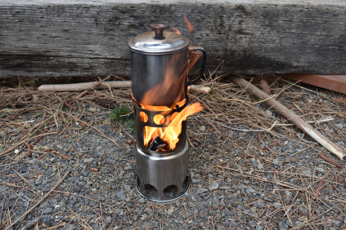 River Country Gear Bio Fuel Stove – Wood-Burning, Eco-Friendly, 0.45 lbs, No Canister Needed