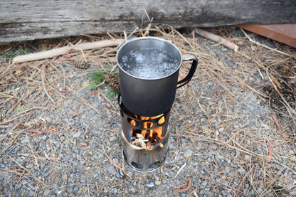 River Country Gear Bio Fuel Stove – Wood-Burning, Eco-Friendly, 0.45 lbs, No Canister Needed