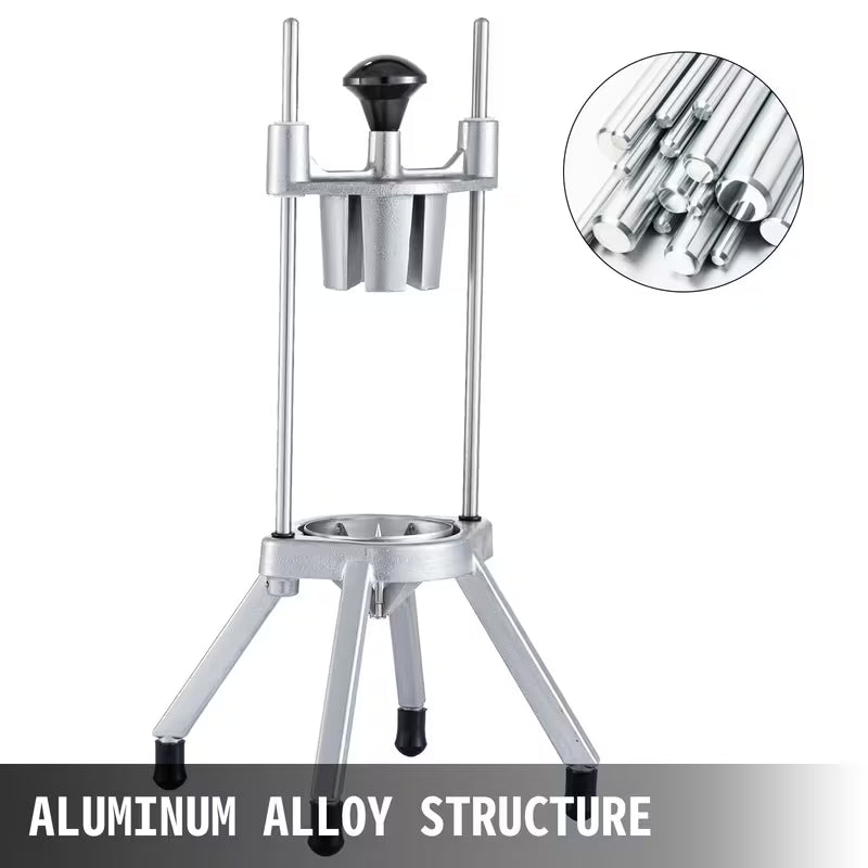 8-Section Stainless Steel Commercial Fruit Wedger and Slicer