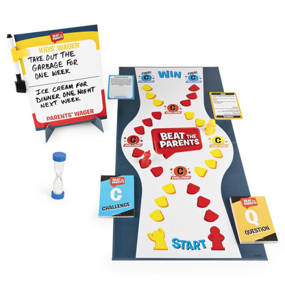 Beat the Parents – Ultimate Family Trivia Showdown Board Game | 2-6 Players, Ages 8+