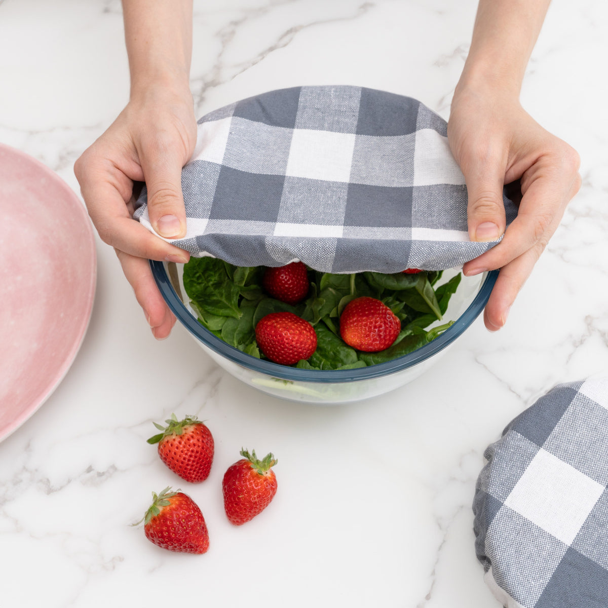 Reusable Linen Cloth Bowl Covers