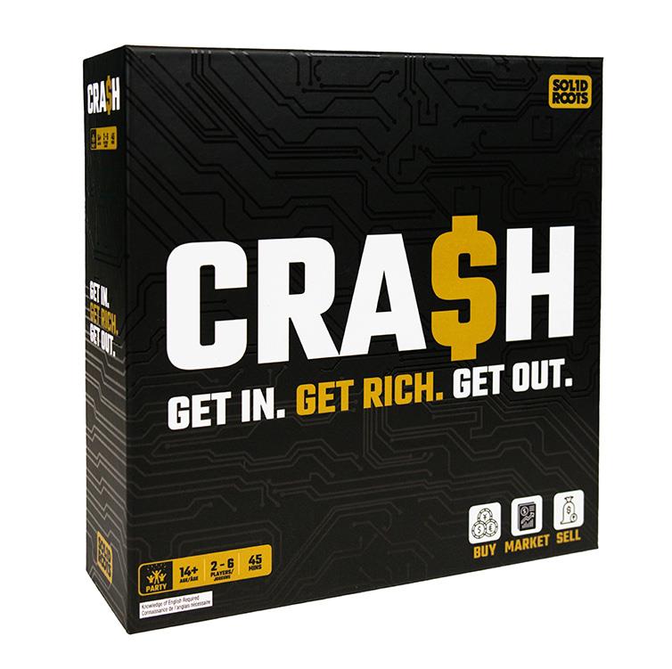 Crash – Crypto Parody Trading Card Game | 2-6 Players, Ages 14+
