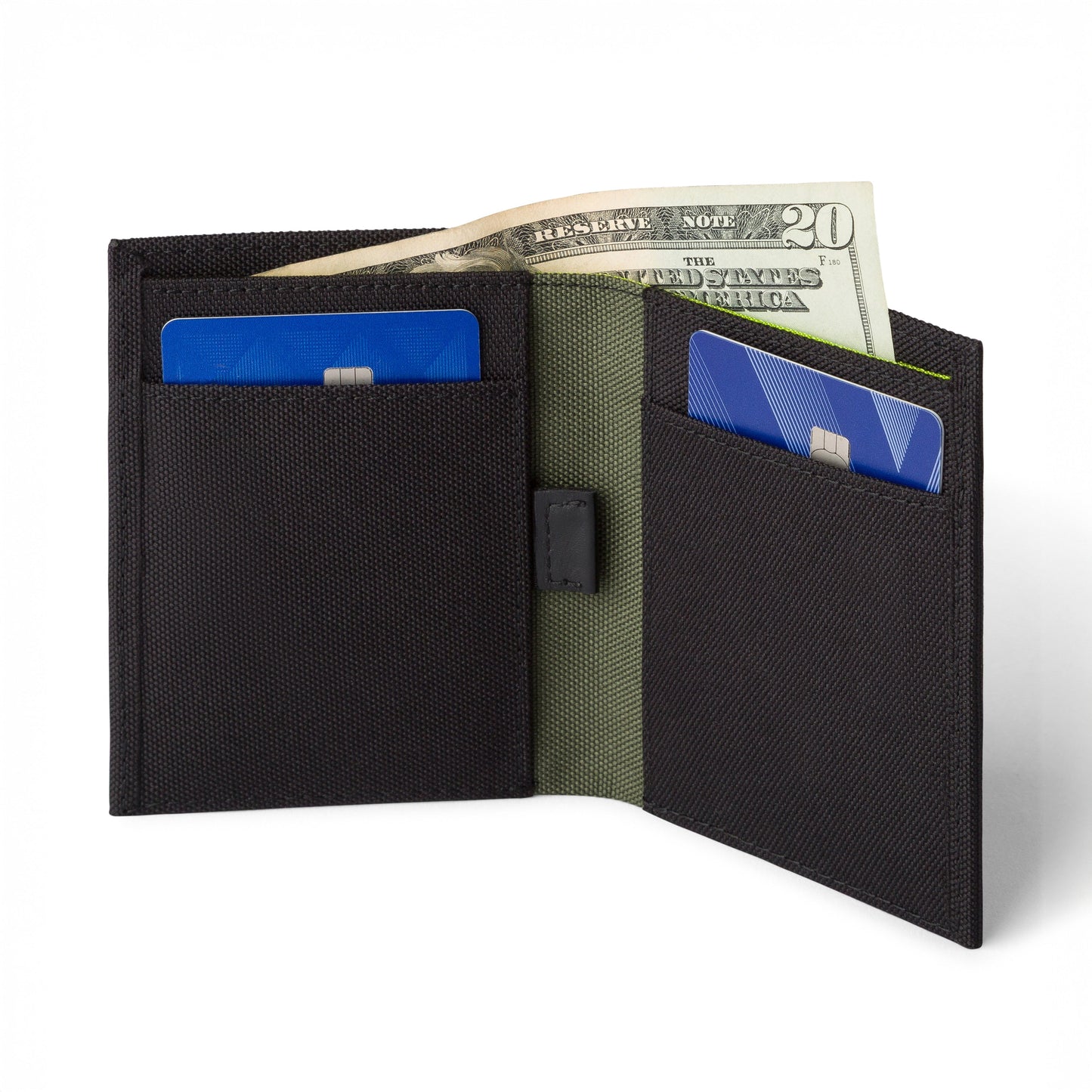 Eco Bifold Cash Wallet | RPET Recycled Fabric | RFID Blocking | COR Surf - Niksstuff