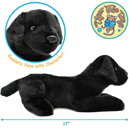 Blythe the Black Lab 17" Plush — Pet Friend with Story