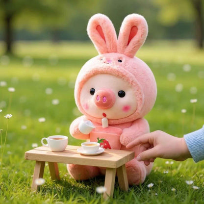 Boba Pig Stuffed Animal – Kawaii Bubble Tea Plush