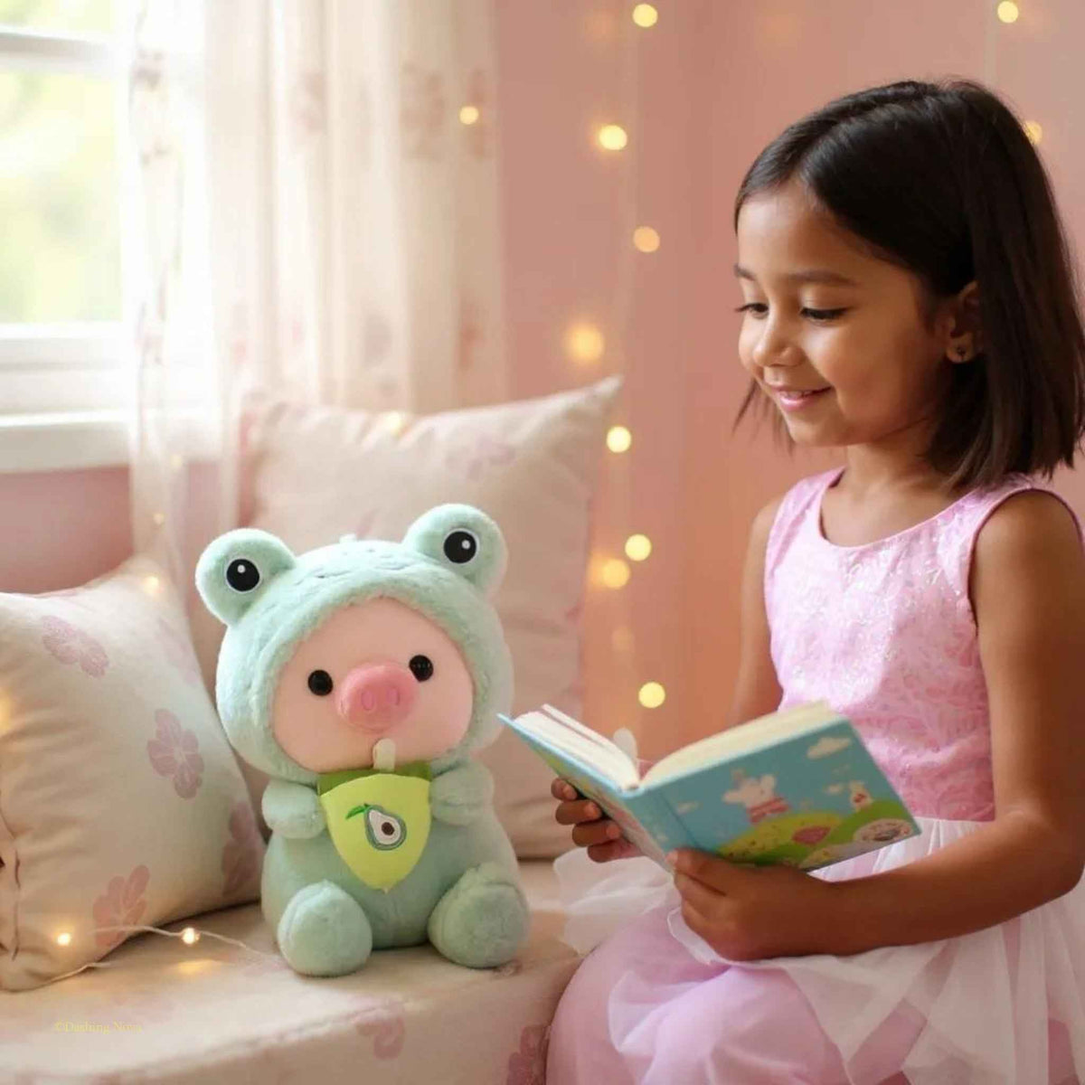 Boba Pig Stuffed Animal – Kawaii Bubble Tea Plush