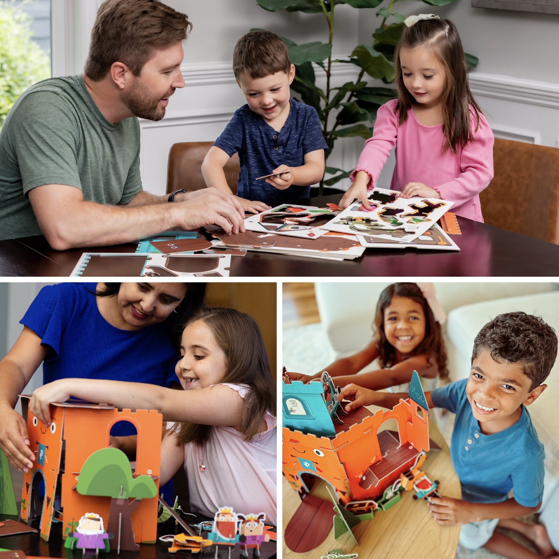 Curious Kingdom Castle | Buildable Playset | Playper | 8 Characters | 3 Levels | AR App | Ages 3–7 - Niksstuff