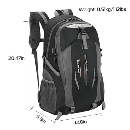 Gbruno 36L Waterproof Outdoor Backpack – Lightweight Daypack for Hiking & Travel