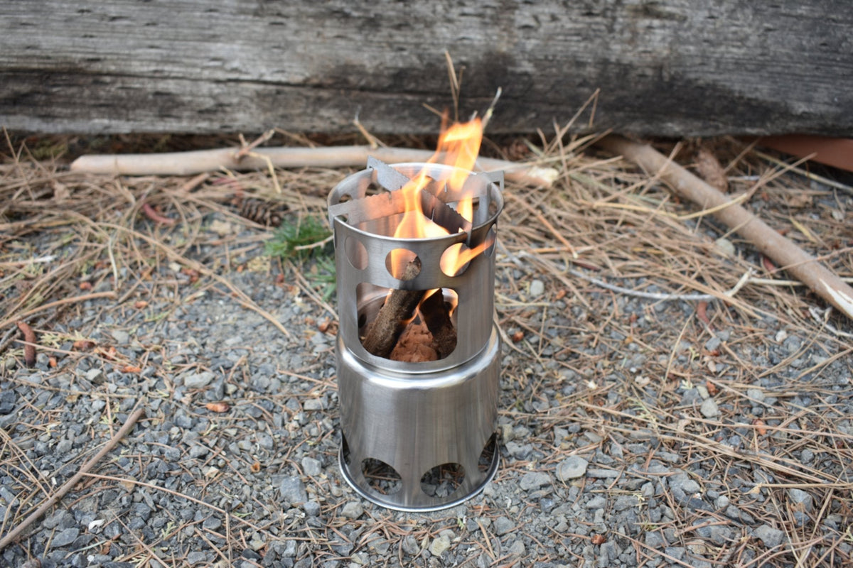 River Country Gear Bio Fuel Stove – Wood-Burning, Eco-Friendly, 0.45 lbs, No Canister Needed