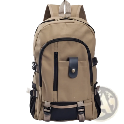 Men's Canvas Backpack | Student & Travel Bag | 5 Colors | 44×28×16cm | ARBA Global - Niksstuff