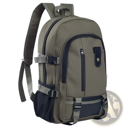 Men's Canvas Backpack | Student & Travel Bag | 5 Colors | 44×28×16cm | ARBA Global - Niksstuff