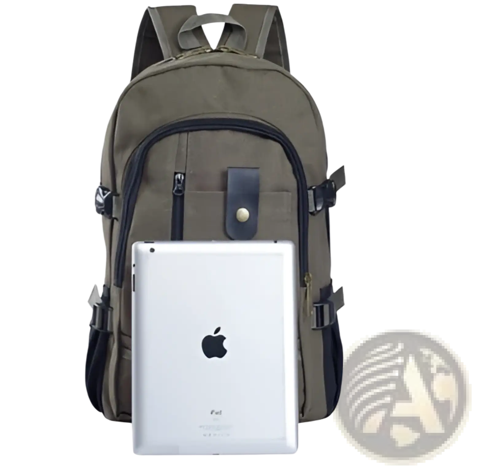Men's Canvas Backpack | Student & Travel Bag | 5 Colors | 44×28×16cm | ARBA Global - Niksstuff