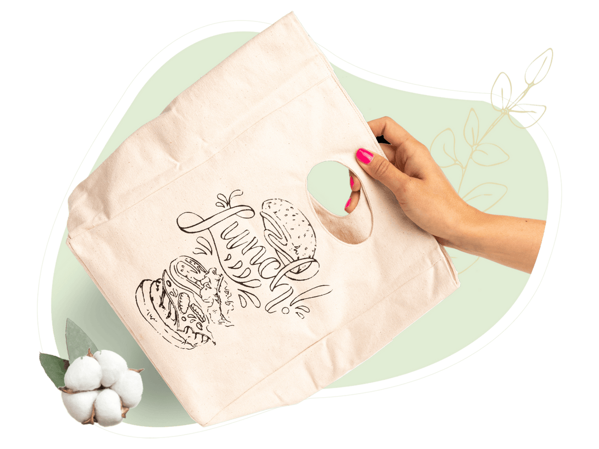 Organic Cotton Canvas Lunch Bag