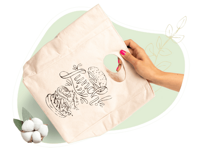 Organic Cotton Canvas Lunch Bag