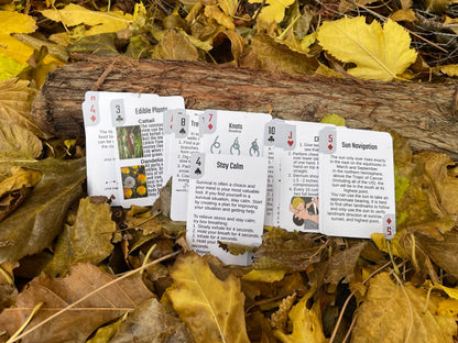 River Country Gear Life in a Pack Survival Playing Cards – 56 Waterproof Cards with Survival Tips
