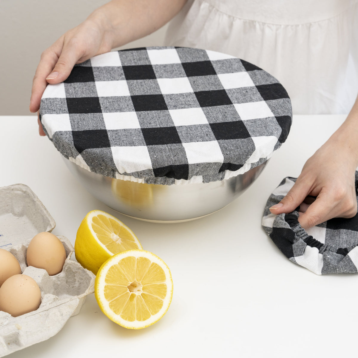 Reusable Linen Cloth Bowl Covers