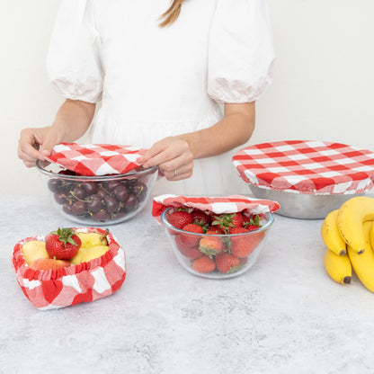 Reusable Linen Cloth Bowl Covers