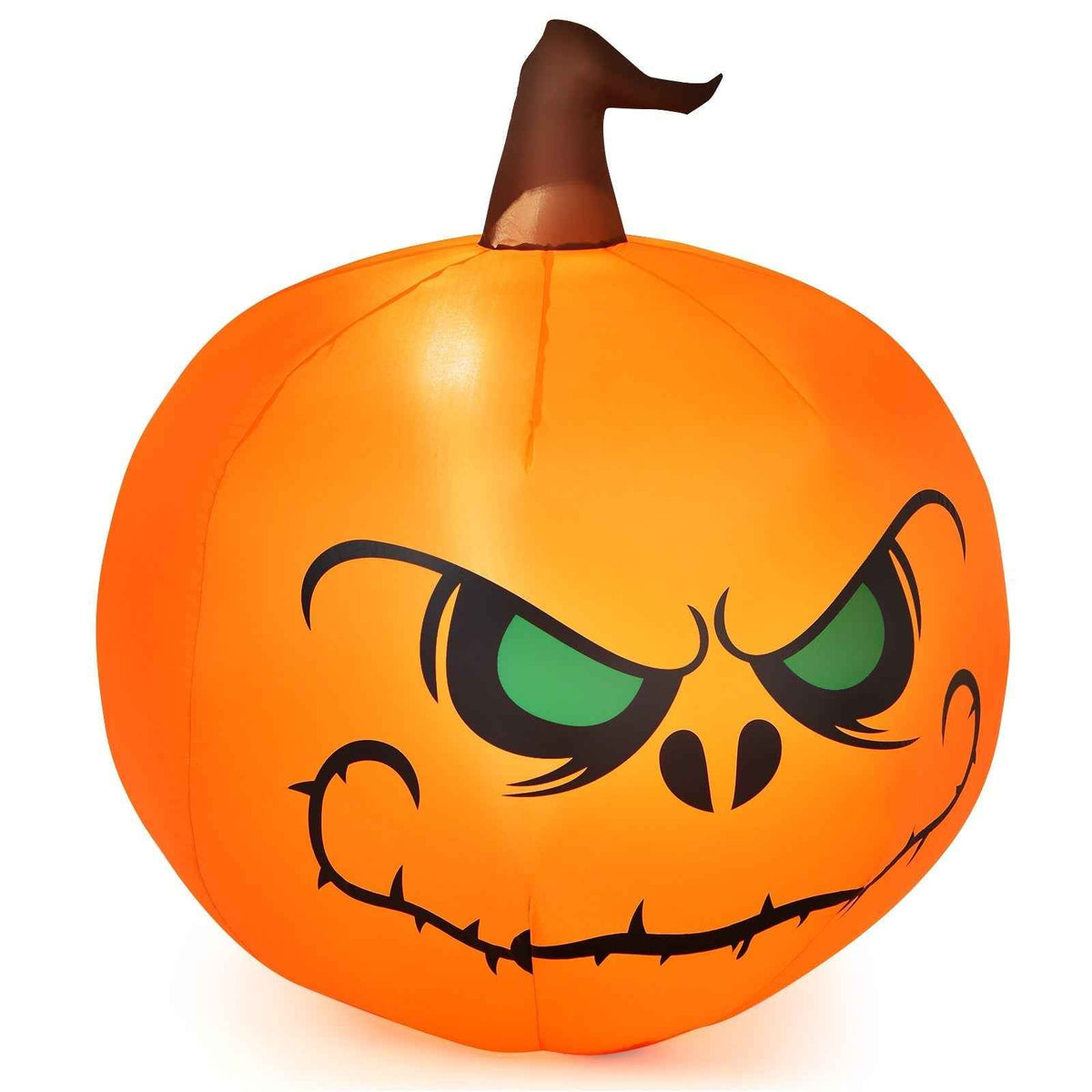4 Feet Halloween Inflatable Pumpkin with Built-In LED Light