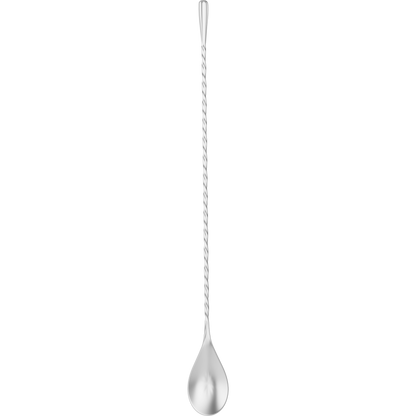 Cocktailier 12" Bar Spoon – Left Twist Stainless Steel (Left-Handed)