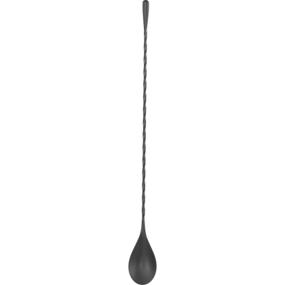 Cocktailier 12" Bar Spoon – Right Twist Black