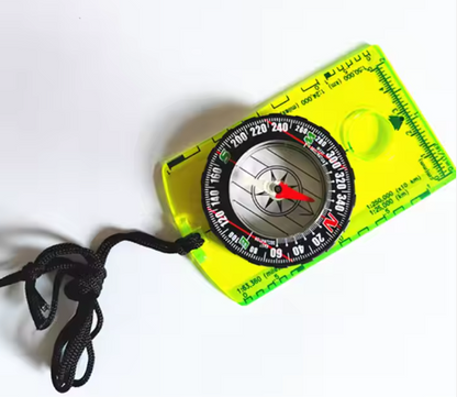 River Country Gear Backpacking Compass – Shockproof, Waterproof, 1.2 oz, Integrated Ruler