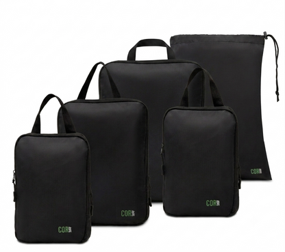 Compression Packing Cube Set | YKK Zippers | 3, 4 & 5-Pack | COR Surf - Niksstuff