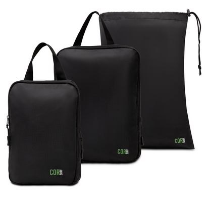 Compression Packing Cube Set | YKK Zippers | 3, 4 & 5-Pack | COR Surf - Niksstuff