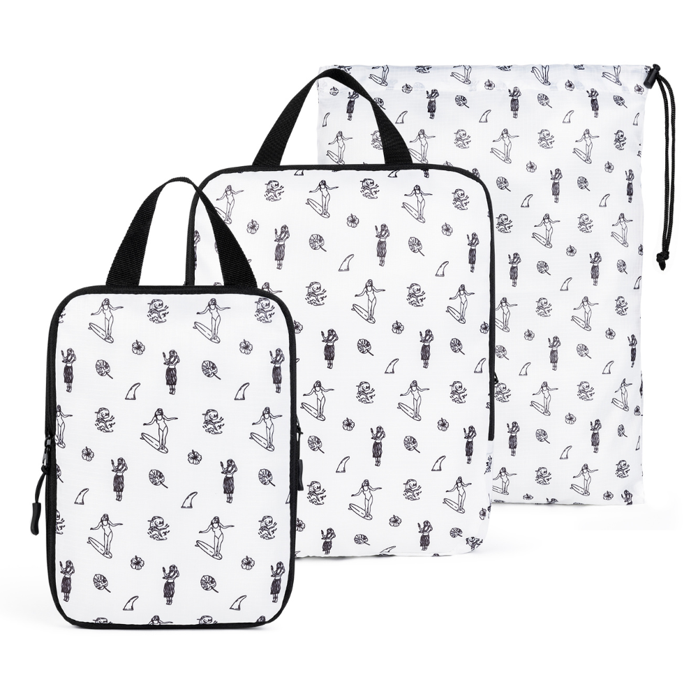 Compression Packing Cube Set | YKK Zippers | 3, 4 & 5-Pack | COR Surf - Niksstuff