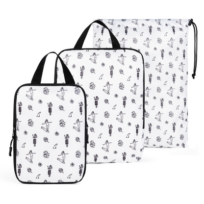 Compression Packing Cube Set | YKK Zippers | 3, 4 & 5-Pack | COR Surf - Niksstuff