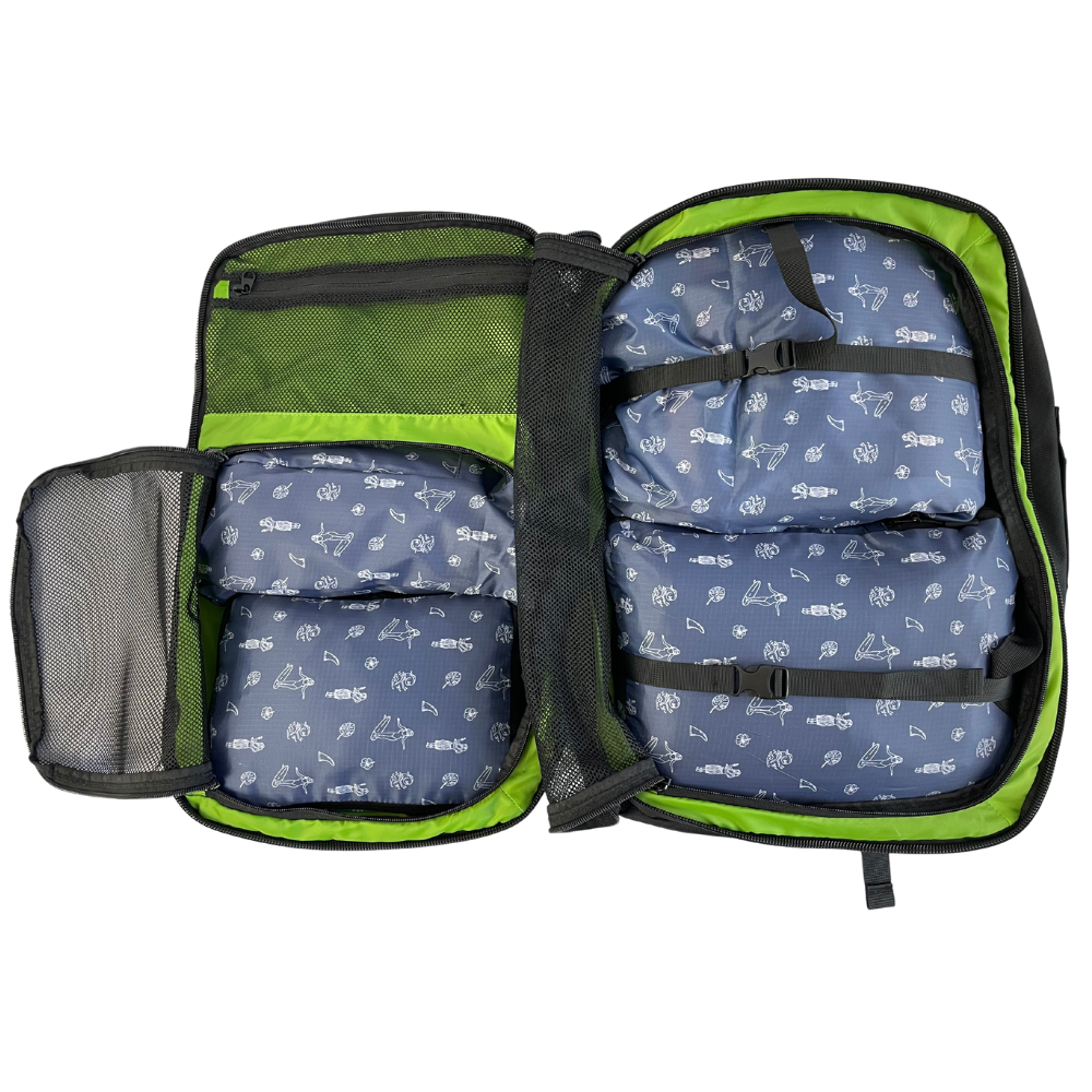 Compression Packing Cube Set | YKK Zippers | 3, 4 & 5-Pack | COR Surf - Niksstuff