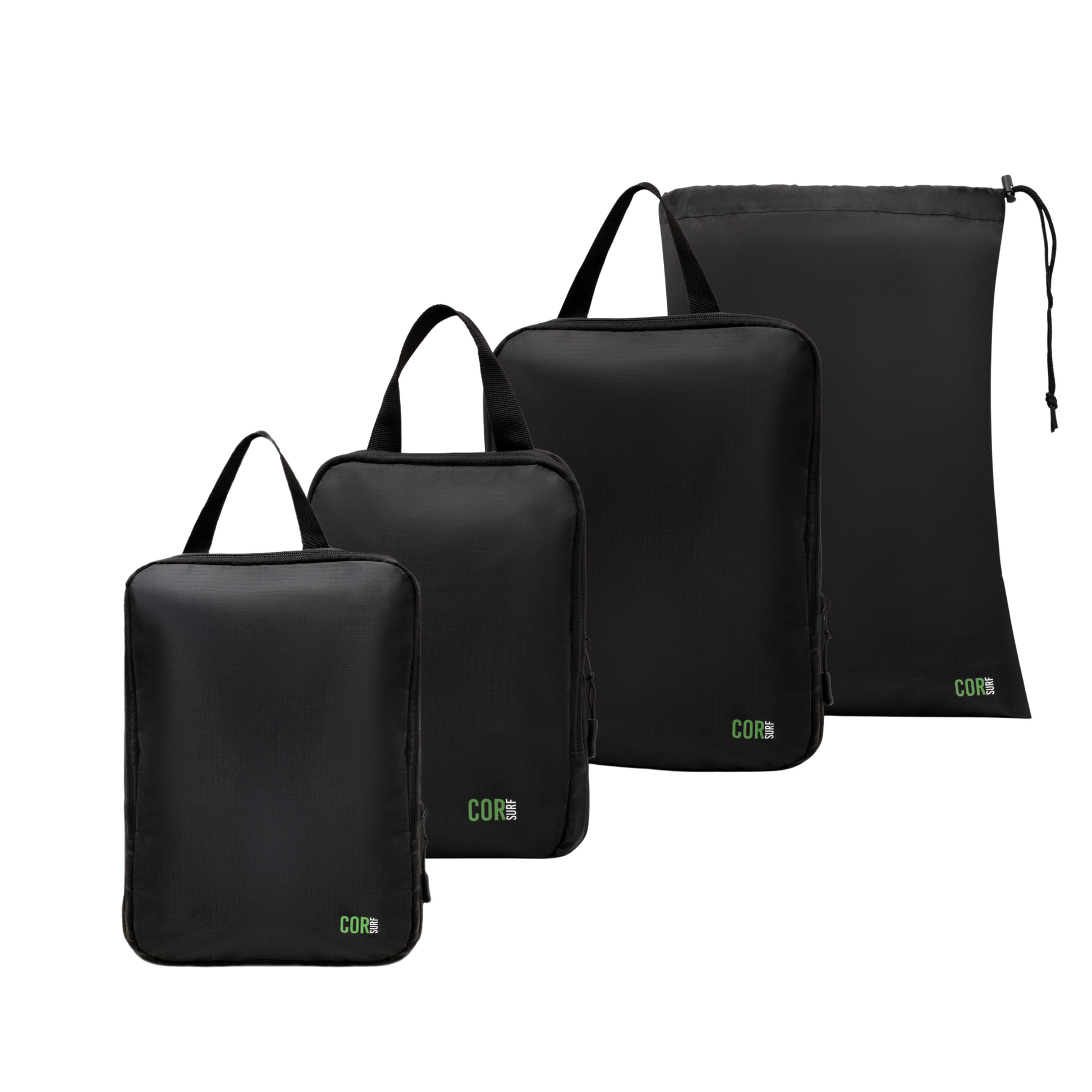 Compression Packing Cube Set | YKK Zippers | 3, 4 & 5-Pack | COR Surf - Niksstuff