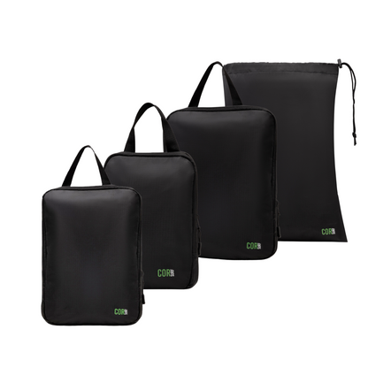 Compression Packing Cube Set | YKK Zippers | 3, 4 & 5-Pack | COR Surf - Niksstuff