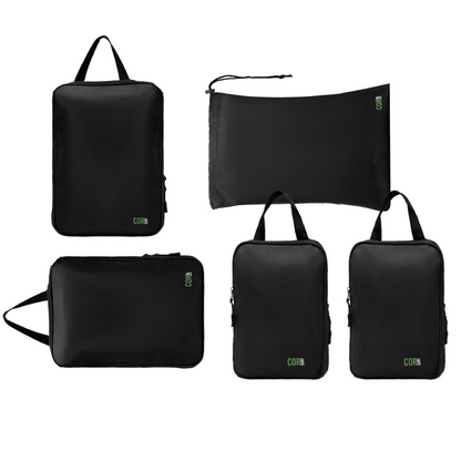 Compression Packing Cube Set | YKK Zippers | 3, 4 & 5-Pack | COR Surf - Niksstuff