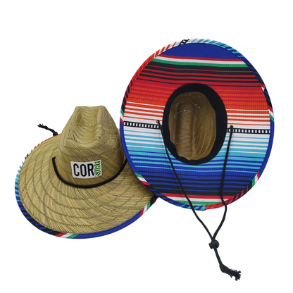Straw Lifeguard Sun Hat for Adults | 9 Prints | COR Surf - Niksstuff
