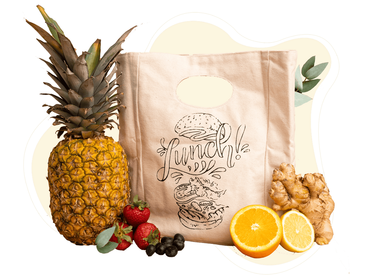 Organic Cotton Canvas Lunch Bag
