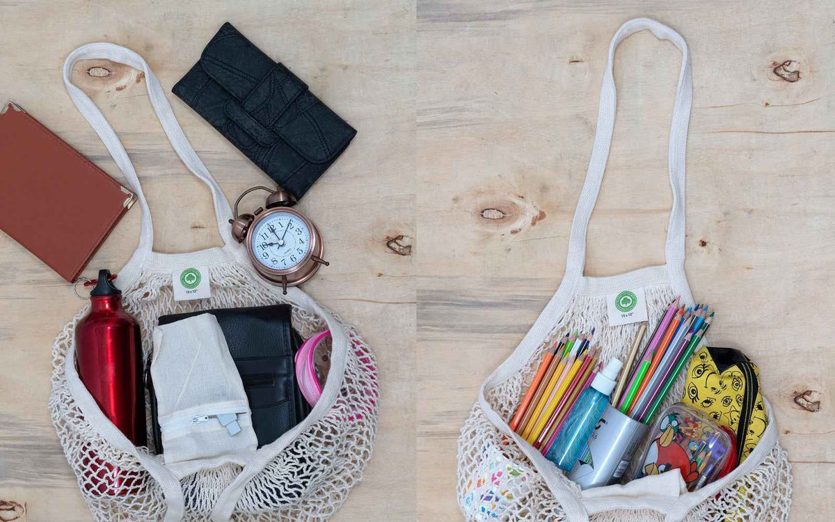 Organic Cotton Mesh Shopping Bag