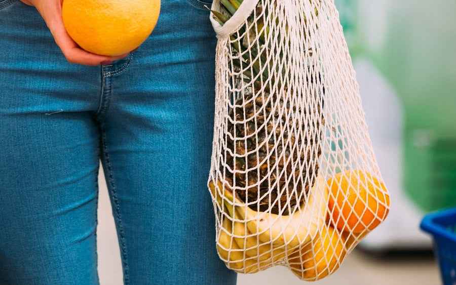 Organic Cotton Mesh Shopping Bag