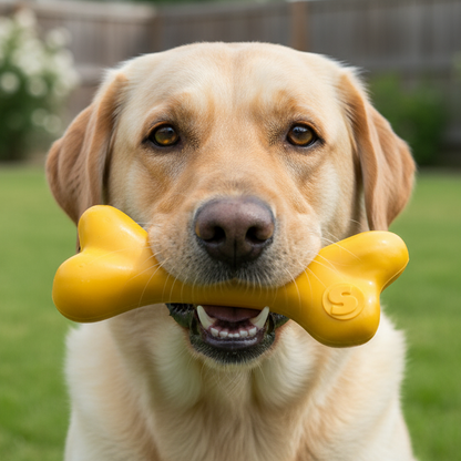 SodaPup PUP-X Rubber Bone Dog Toy | Floats | Chew Toy | USA Made - Niksstuff