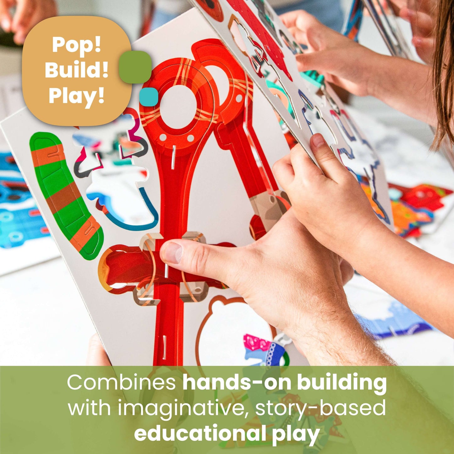 Catapult Gnome Launcher | Curious Kingdom Buildable Playset | Playper | 22 Pieces | STEM | Ages 3+ - Niksstuff