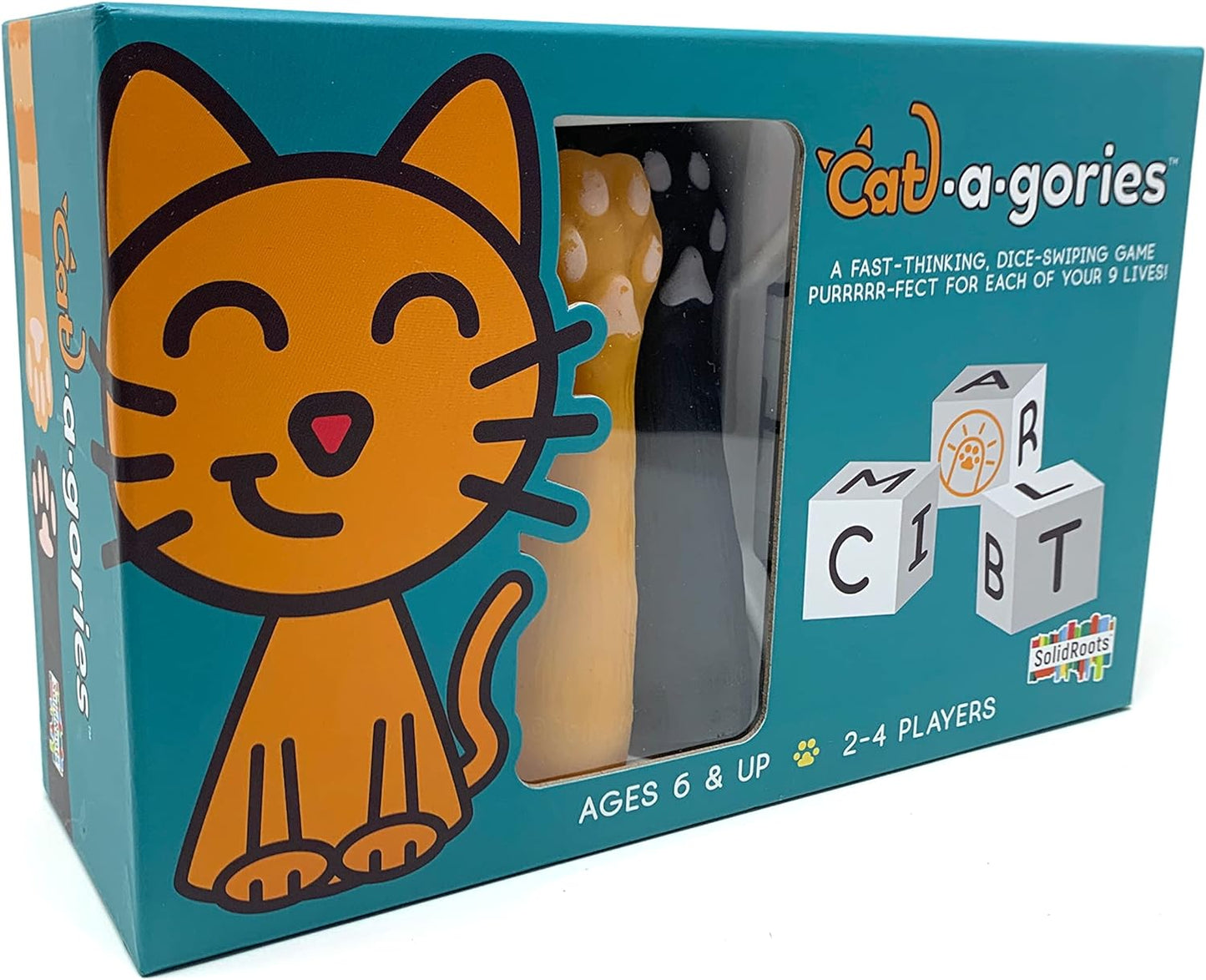 Cat•a•gories: Fast-Thinking Dice-Swapping Game | Vocabulary & Reflexes | 2–4 Players | Ages 6+